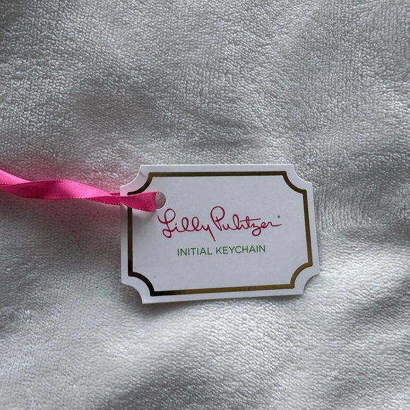 NWT Lily Pulitzer “B” letter keychain - Picture 5 of 5